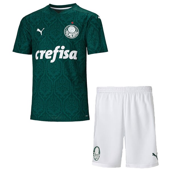 Maillot Football Palmeiras Domicile Enfant 2020-21 Vert